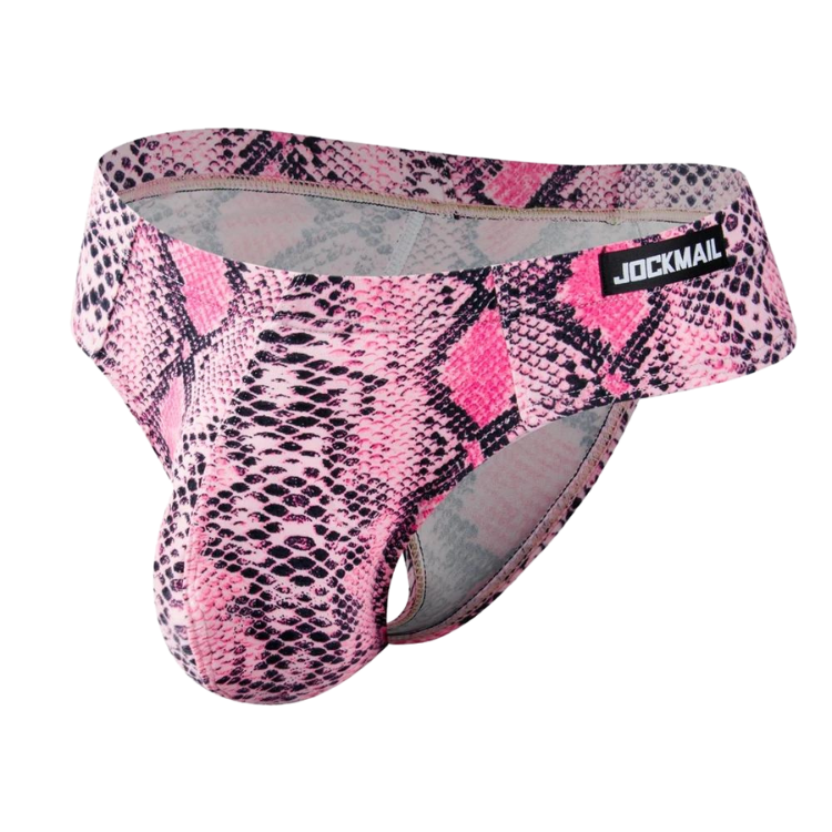 Jockmail Leopard Sizzle Thong