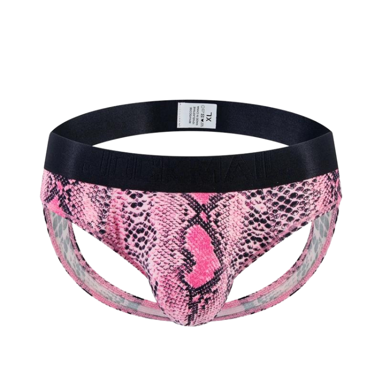 Jockmail Leopard Sizzle Thong