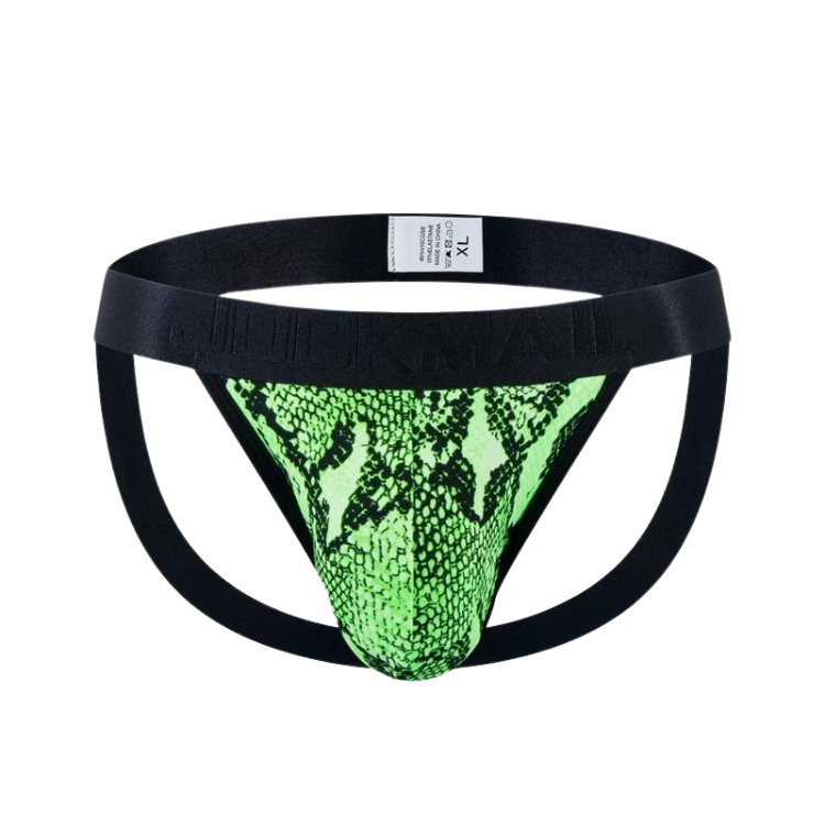 Jockmail Leopard Sizzle Thong