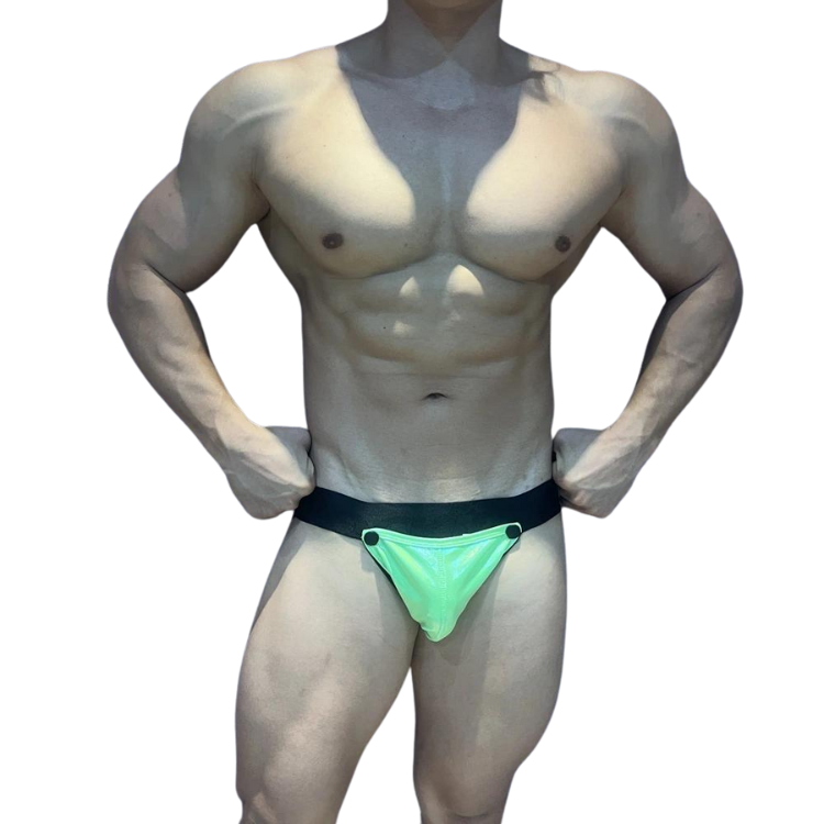 Jockmail Minimal Reflective Rainbow Jockstrap