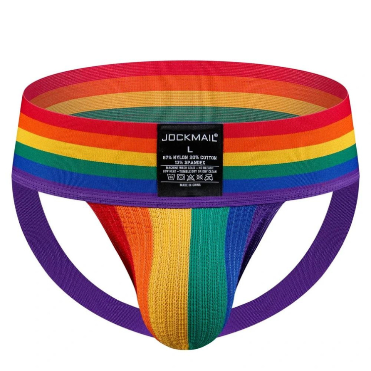 Jockmail Pride Warrior Rainbow Harness Set