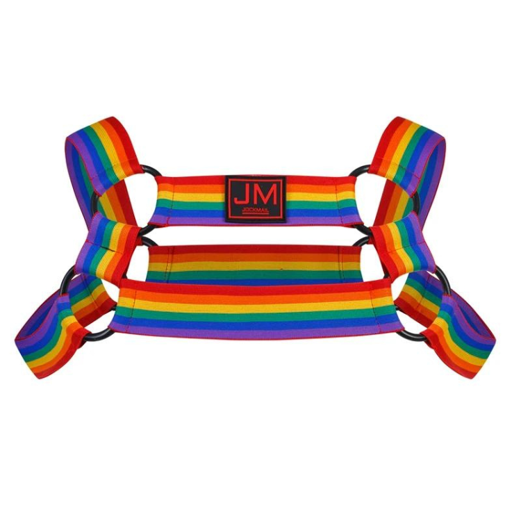 Jockmail Pride Warrior Rainbow Harness Set