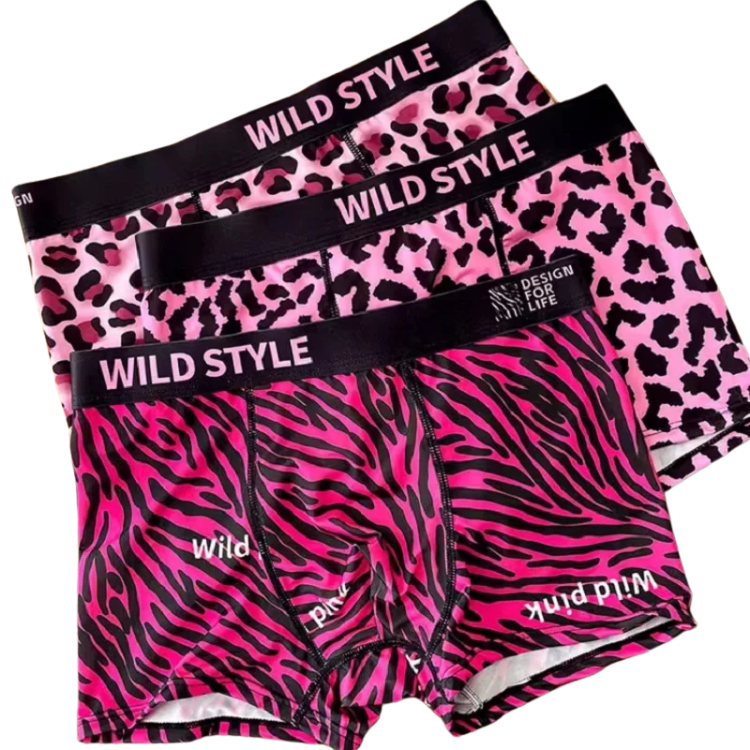 Jungle Heat Leopard Print Men's Underwear