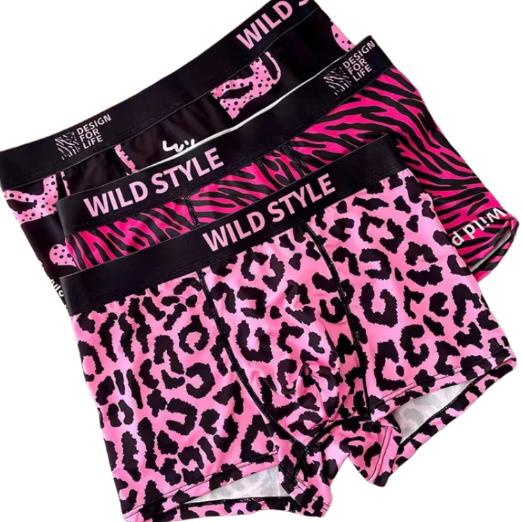 Jungle Heat Leopard Print Men's Underwear