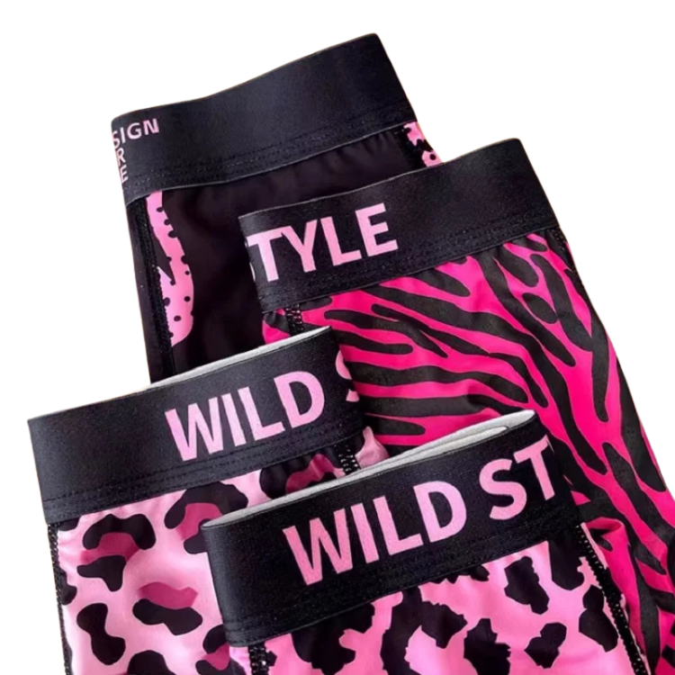 Jungle Heat Leopard Print Men's Underwear