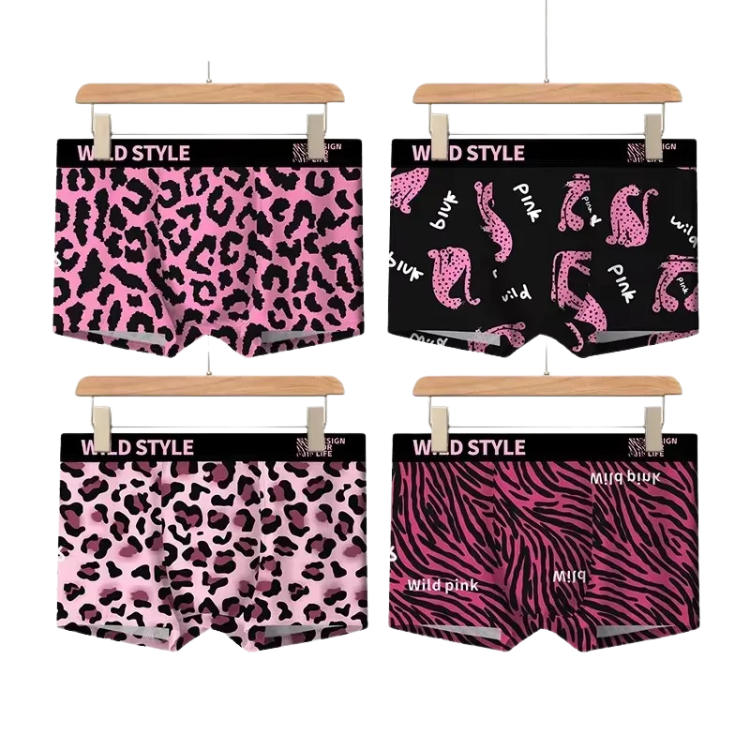 Jungle Heat Leopard Print Men's Underwear