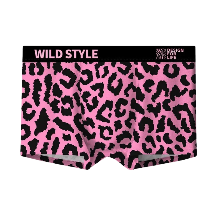 Jungle Heat Leopard Print Men's Underwear