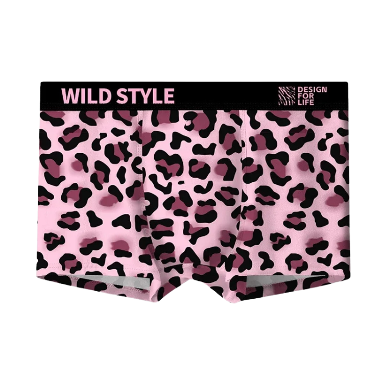 Jungle Heat Leopard Print Men's Underwear