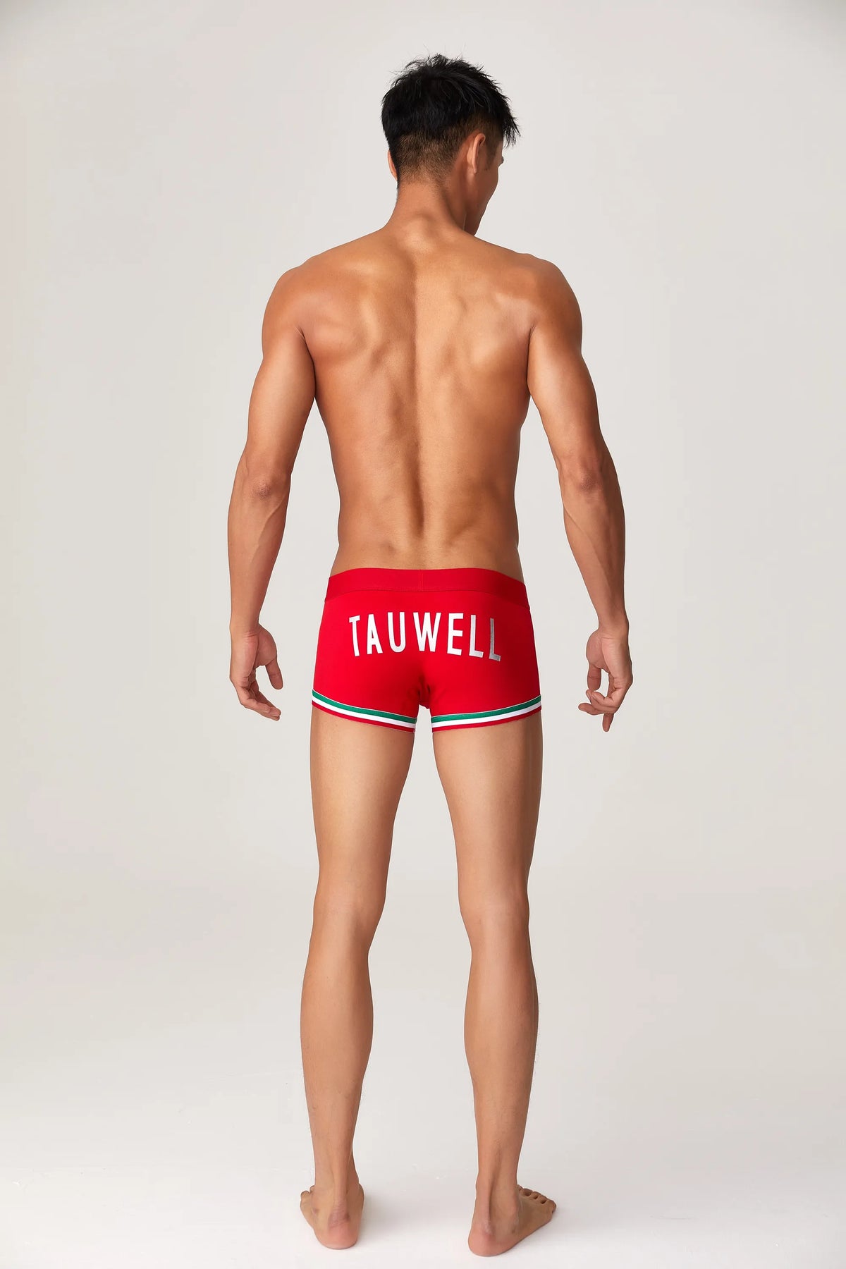 Men’s Cotton Boxer Briefs – Solid Color Streetwear Style