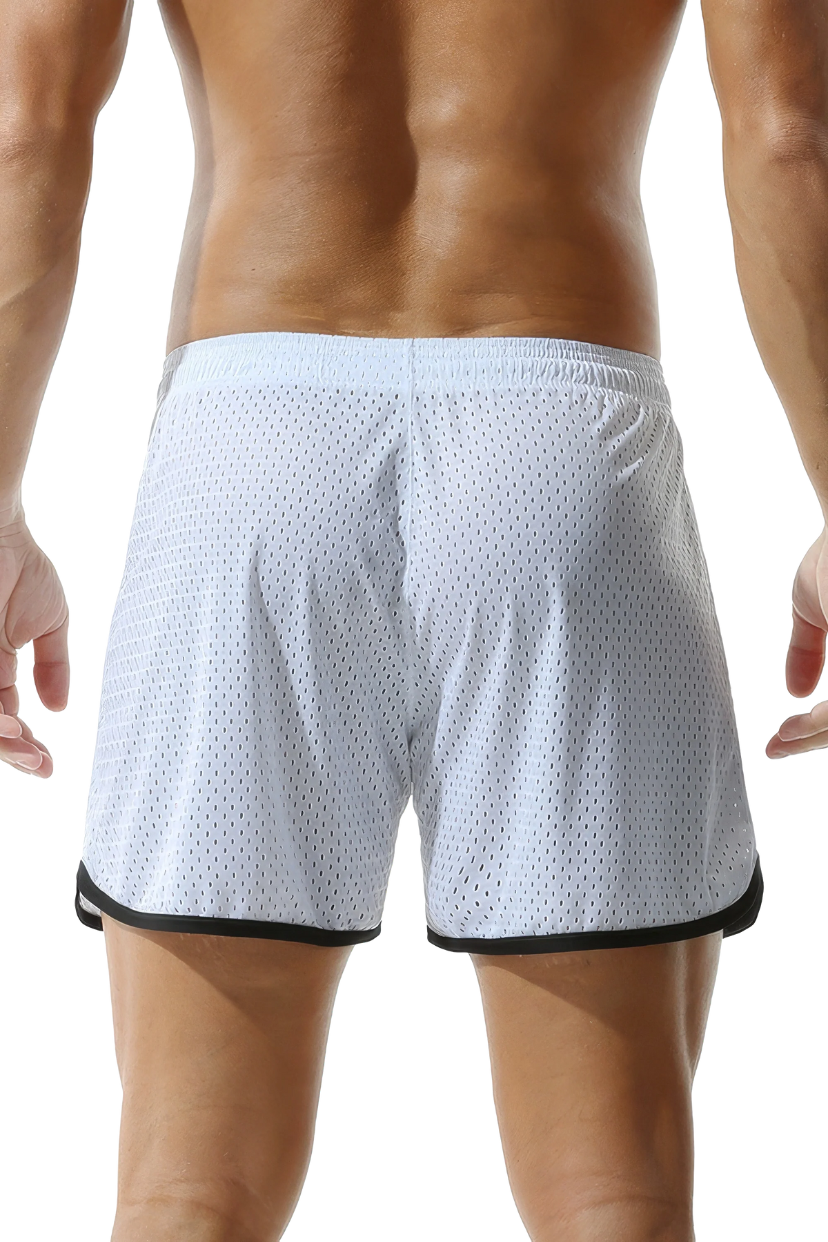 Men's Hooded Tank Top & Shorts Set – Mesh Cutout, Breathable & Lightweight