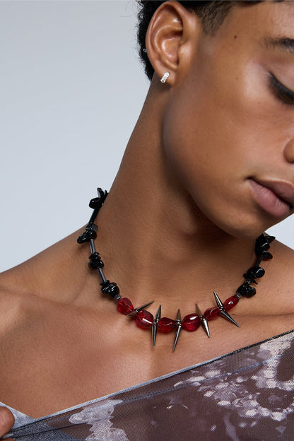 Kinetic Loop Punk Necklace