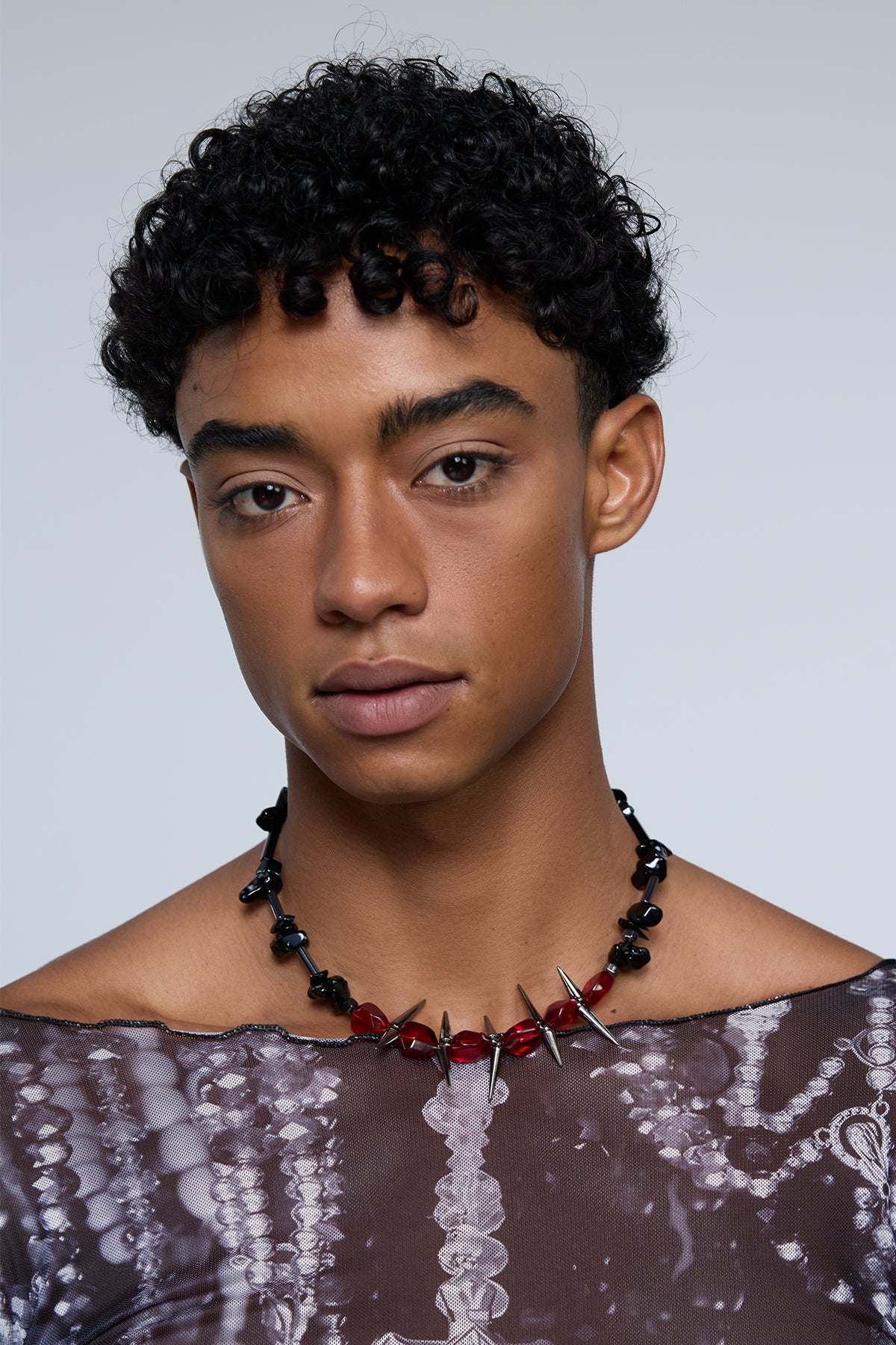 Kinetic Loop Punk Necklace
