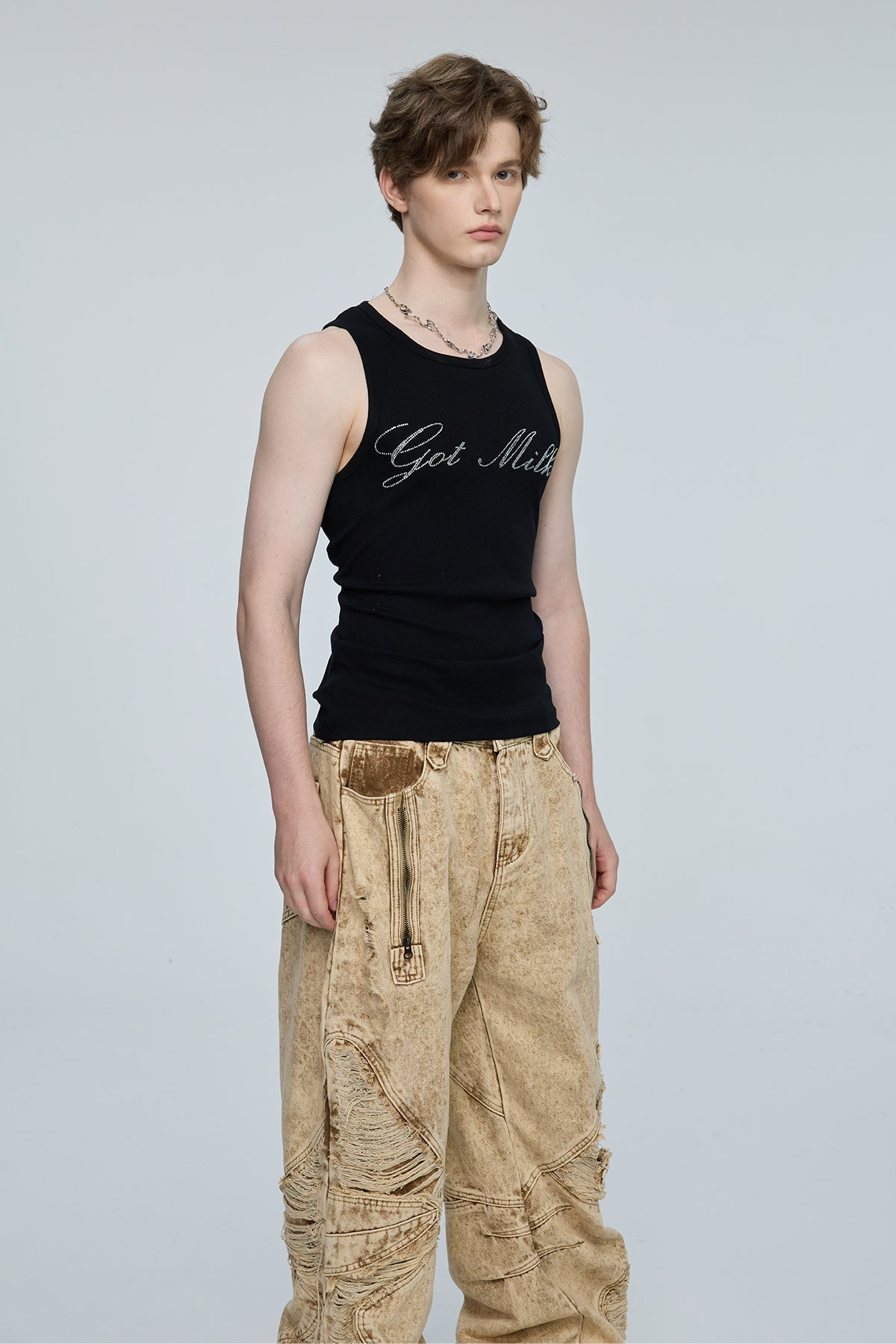 Kinetic Spectrum Rhinestone Tank Top