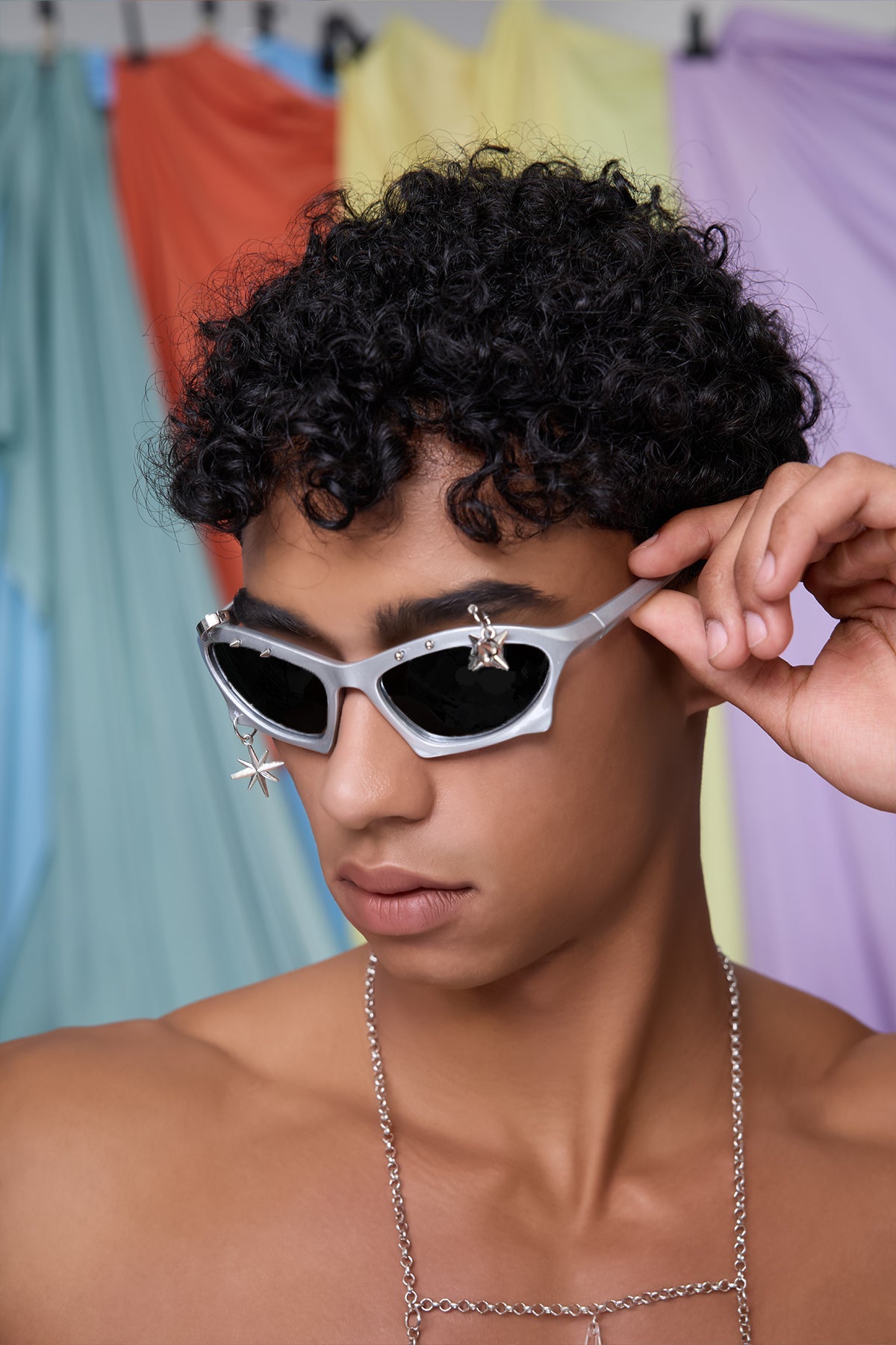 Kinetic Tint Studded Sunglasses