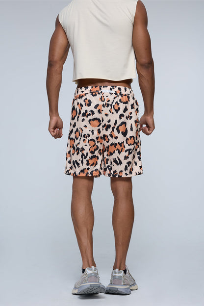 Kinetic Vent Leopard Shorts