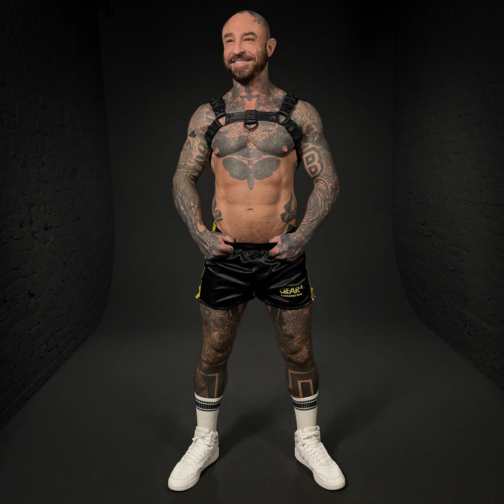 KINKSTER SHORT NYLON BLK/YEL
