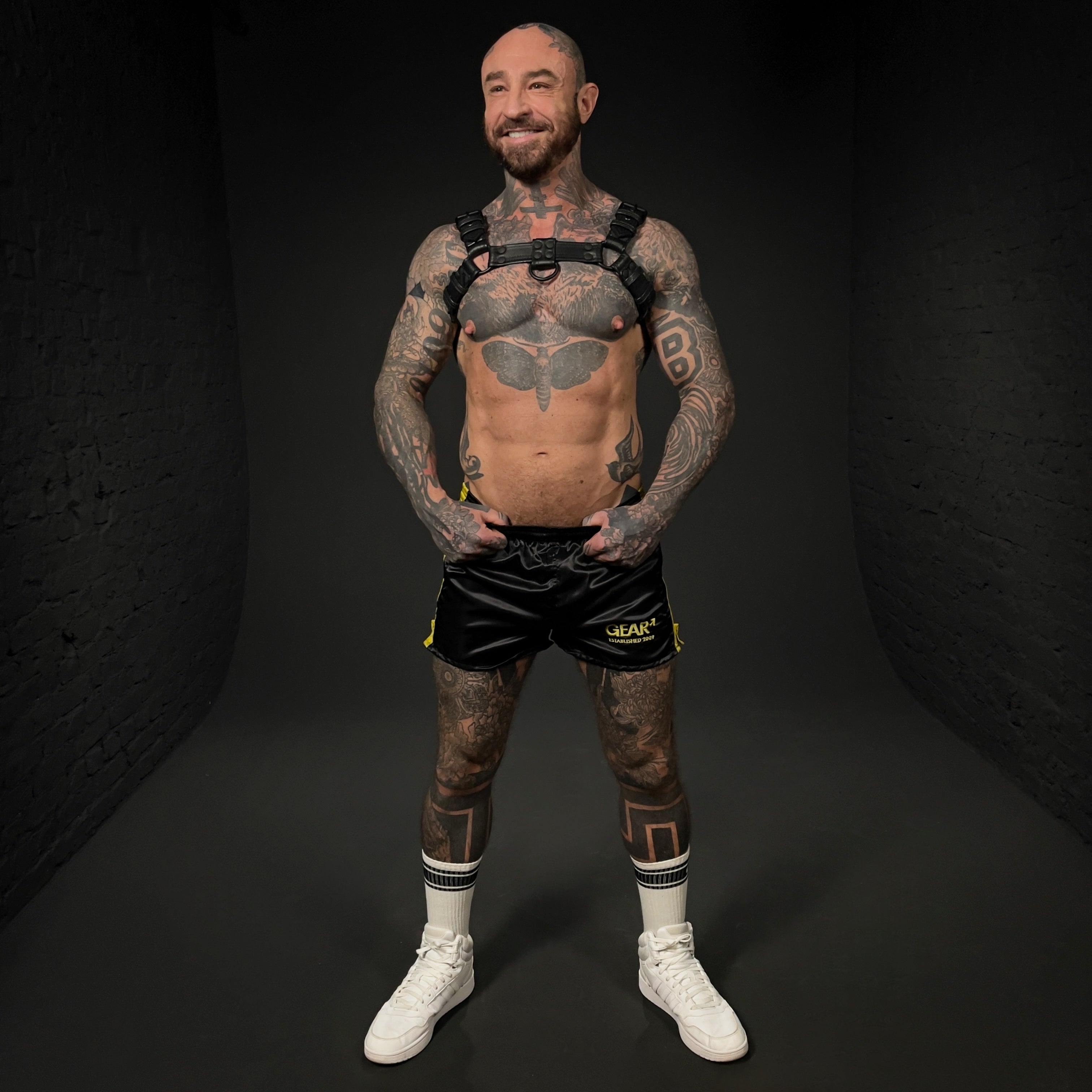 KINKSTER SHORT NYLON BLK/YEL