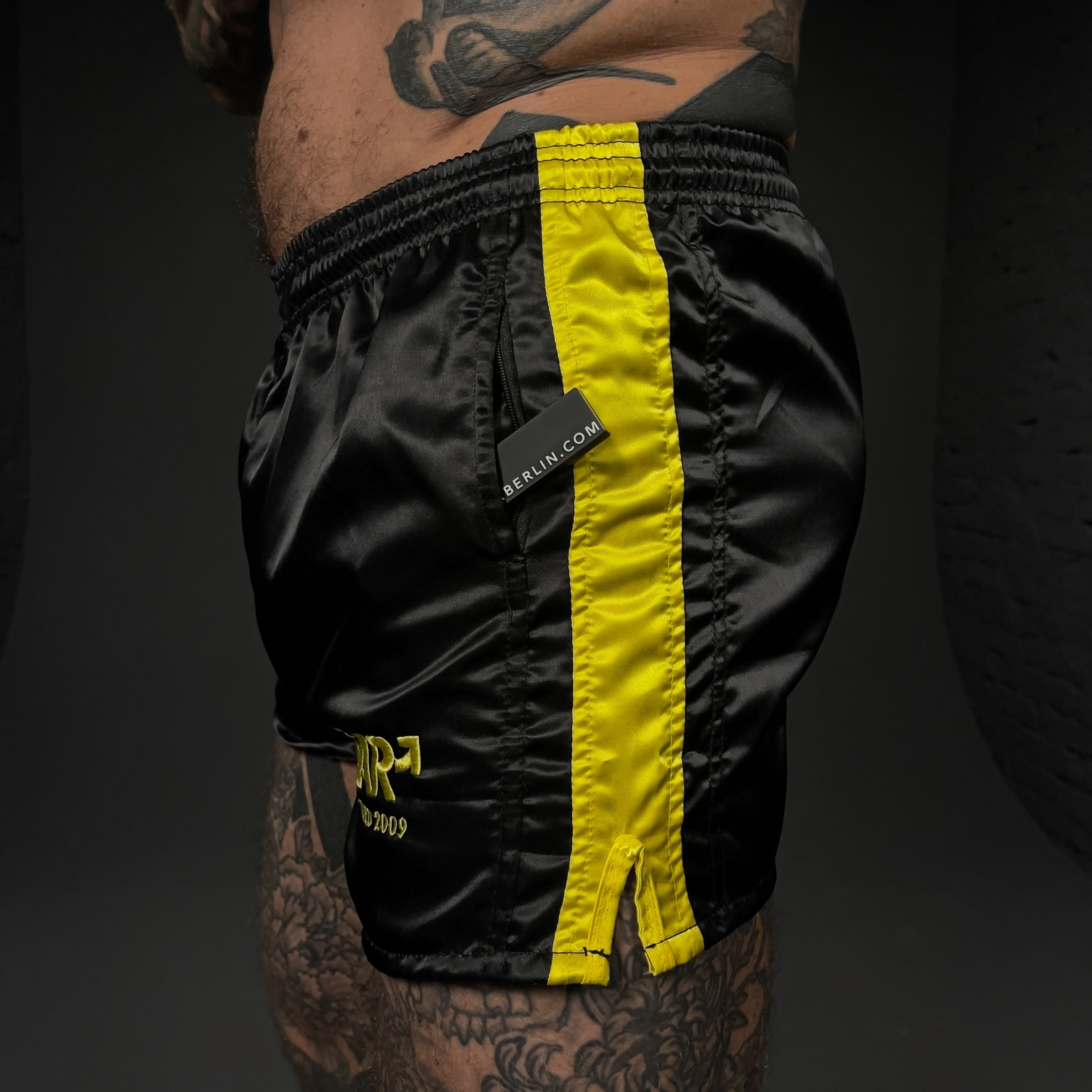 KINKSTER SHORT NYLON BLK/YEL