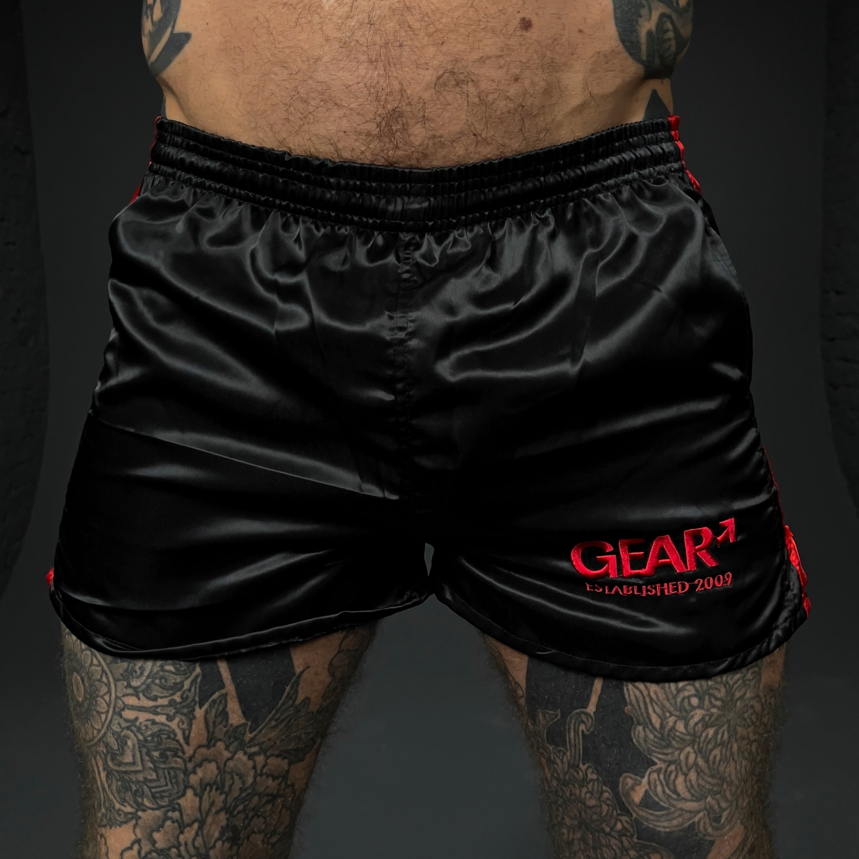 KINKSTER SHORT NYLON BLK/RED