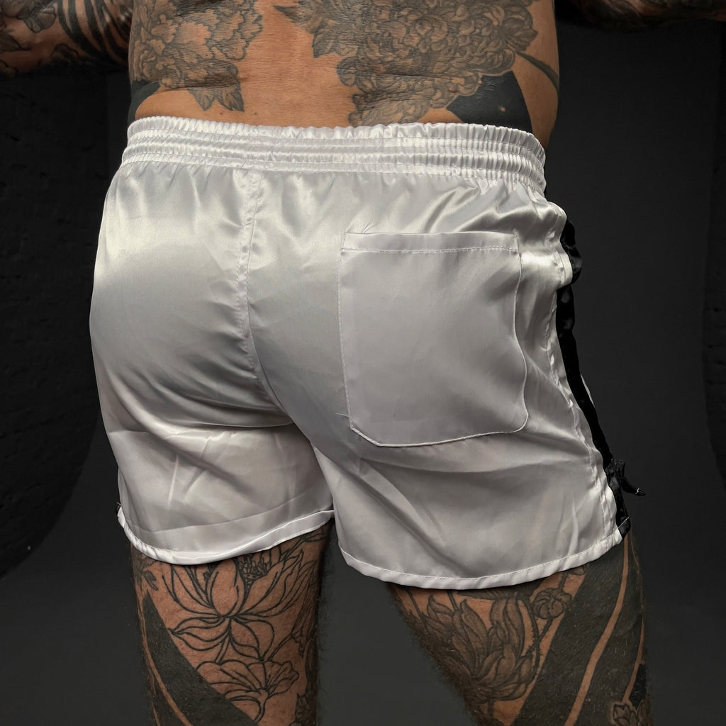 KINKSTER SHORT NYLON WHT/BLK