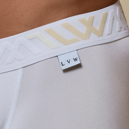 VISIBLY BOXER BRIEF RENEW SHINE 8' - WHITE
