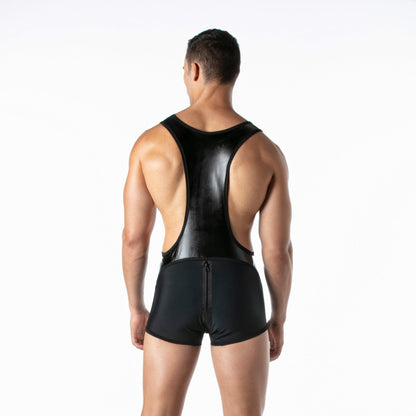 LEADER FETISH Brut Singlet Black