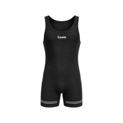 LEADER Sports Singlet Black