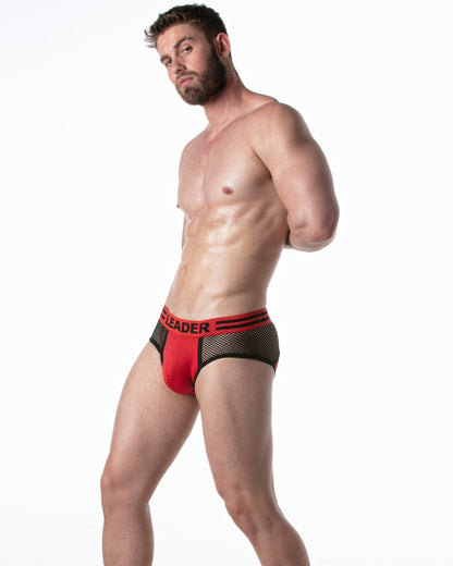 LEADER Loaded Brief Red