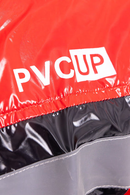 SHINE UP - black / red / reflective - JACKET - NYLON