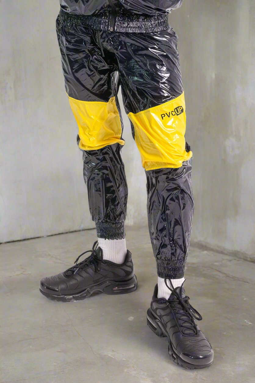 EYES UP - black / yellow - PANTS - NYLON