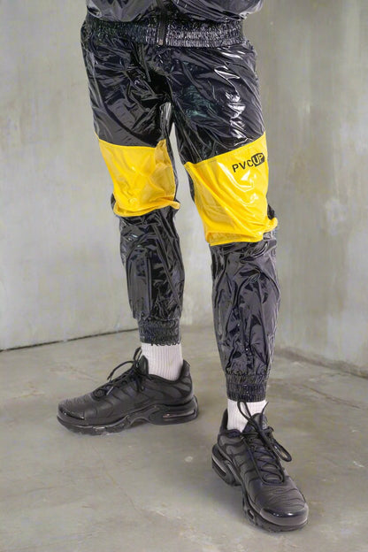 EYES UP - black / yellow - PANTS - NYLON
