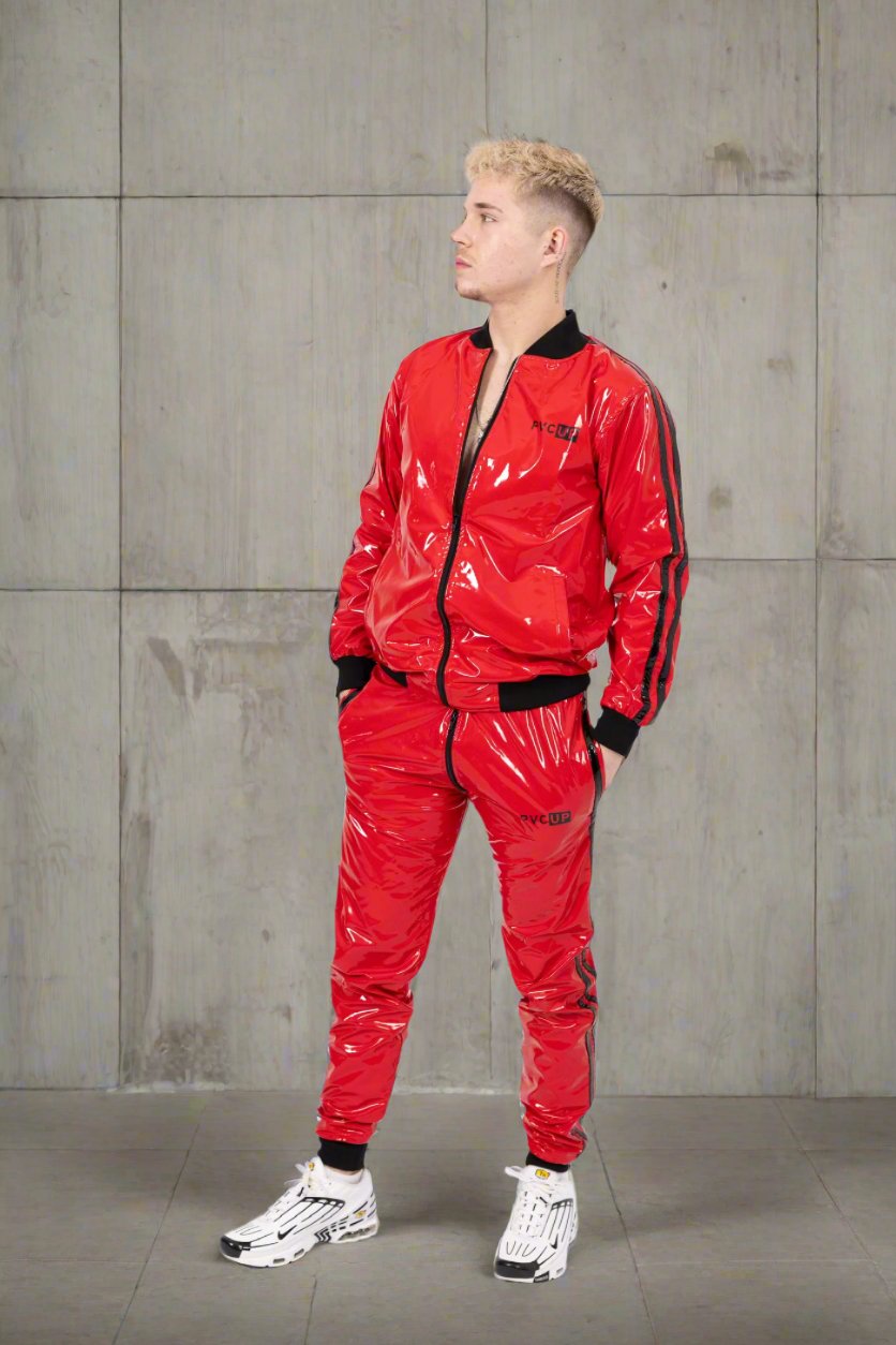 TOUCH UP - red / black - JACKET - PVC