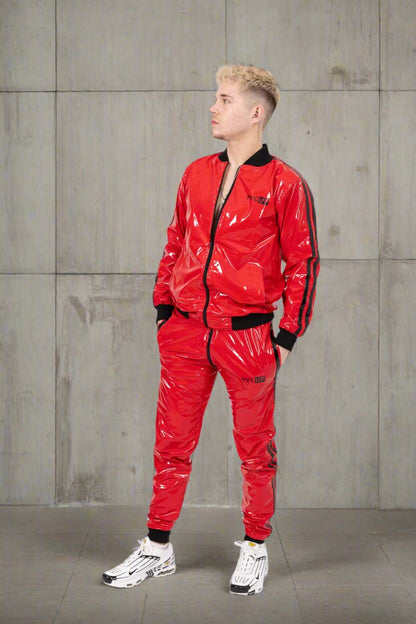 TOUCH UP - red / black - JACKET - PVC