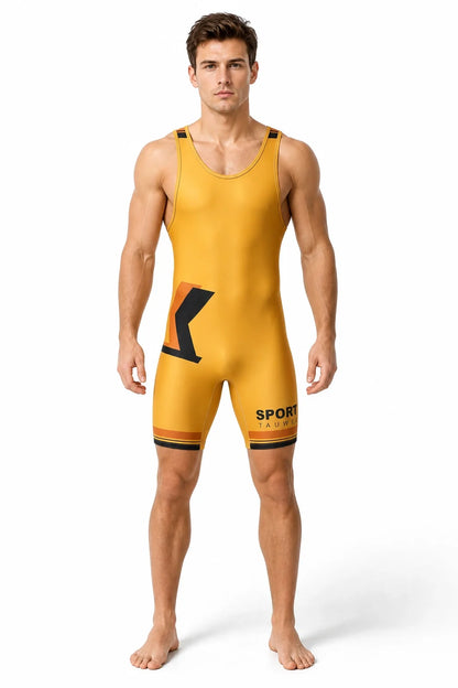Men's Athletic Training Bodysuit
