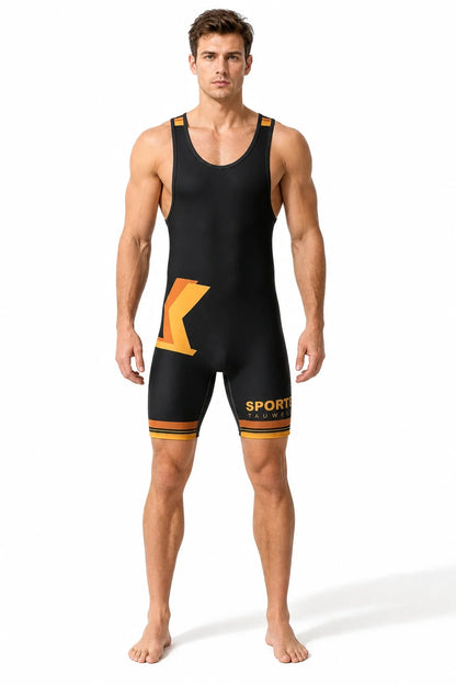 Men's Athletic Training Bodysuit