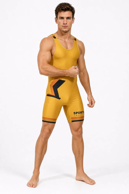 Men's Athletic Training Bodysuit