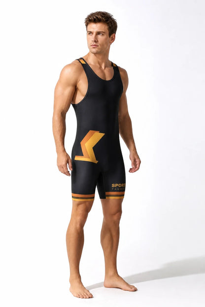 Men's Athletic Training Bodysuit