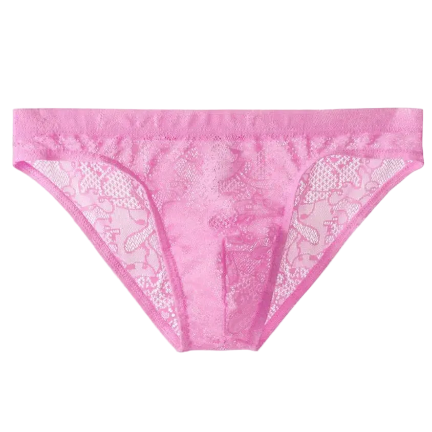 Lace Sexy Semi-Transparent Panties For Men