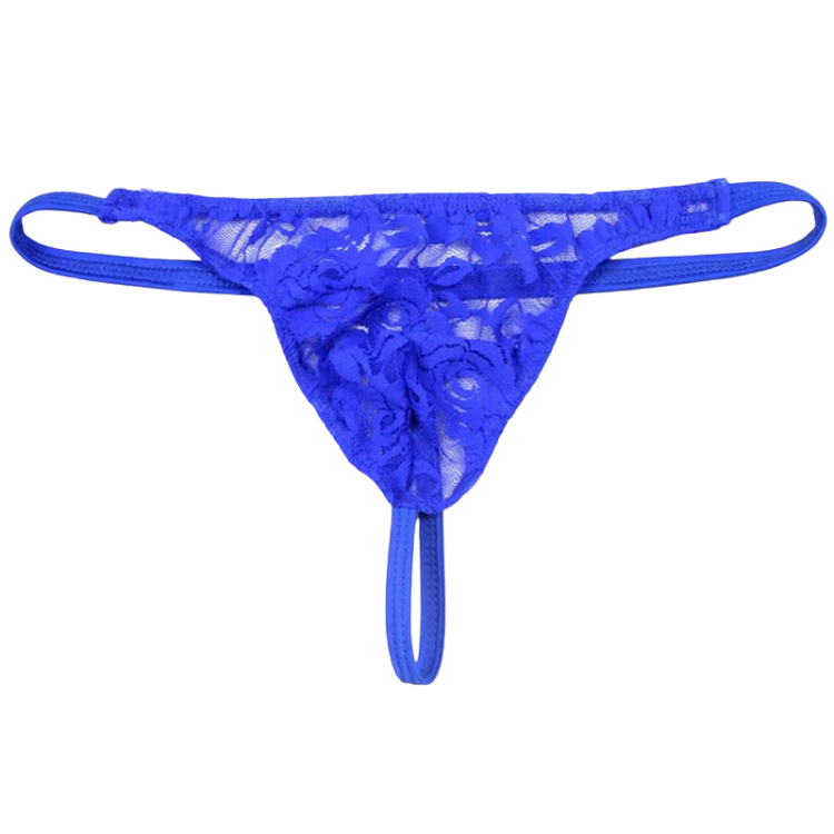 Lace That Pops For Power Bottoms Thong
