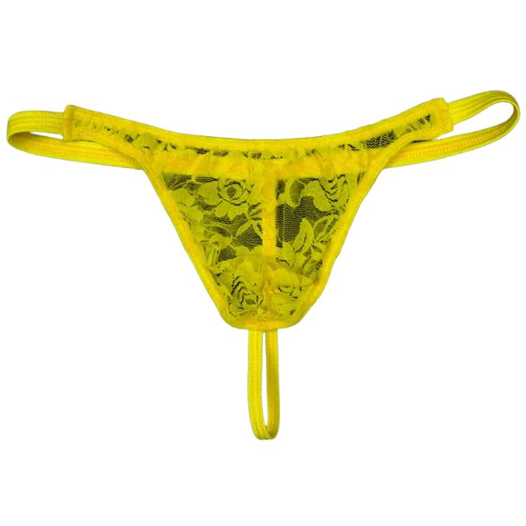 Lace That Pops For Power Bottoms Thong