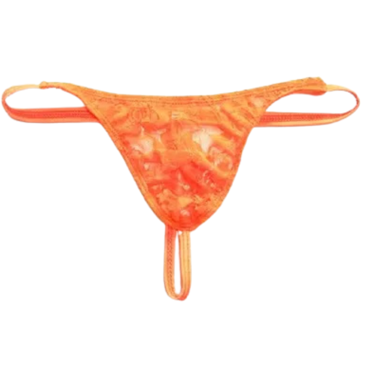 Lace That Pops For Power Bottoms Thong