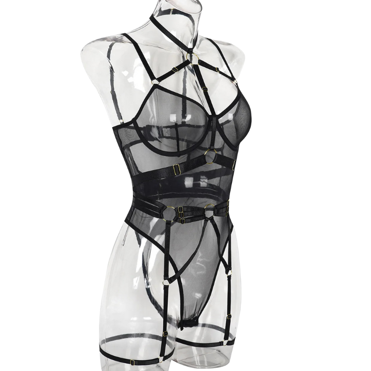 Laced in Lust Roleplay Harness Set