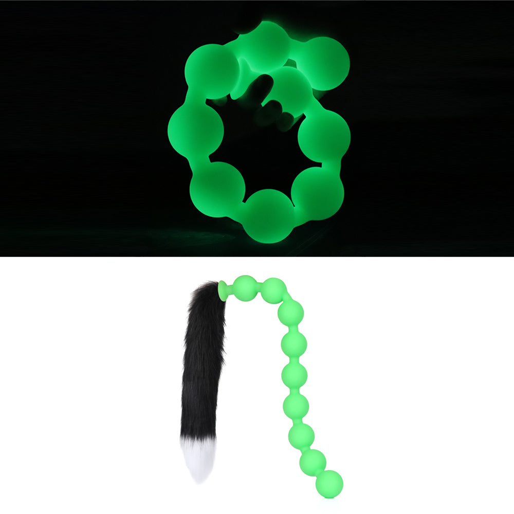 Nine Realms - Large Anal Beads - 9 Balls With Tail - Deep Anal Toy