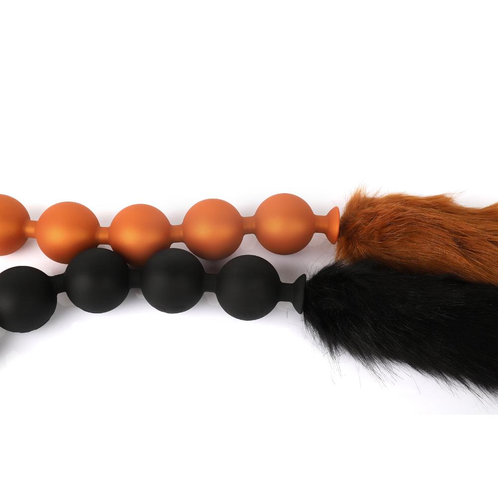 Nine Realms - Large Anal Beads - 9 Balls With Tail - Deep Anal Toy