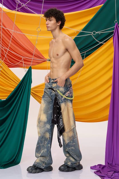 Lawless Balance Acrylic Pants Chain