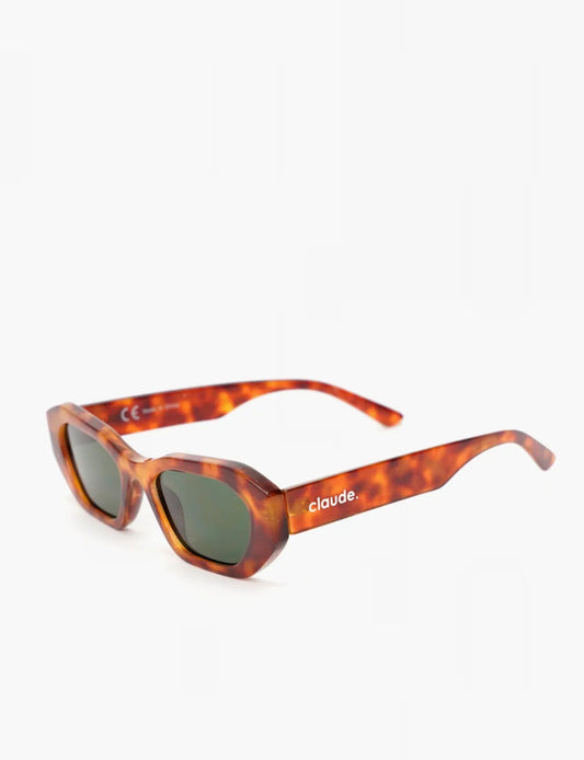 RYDER SQUARE FRAME SUNGLASSES - TURTLE / BLACK