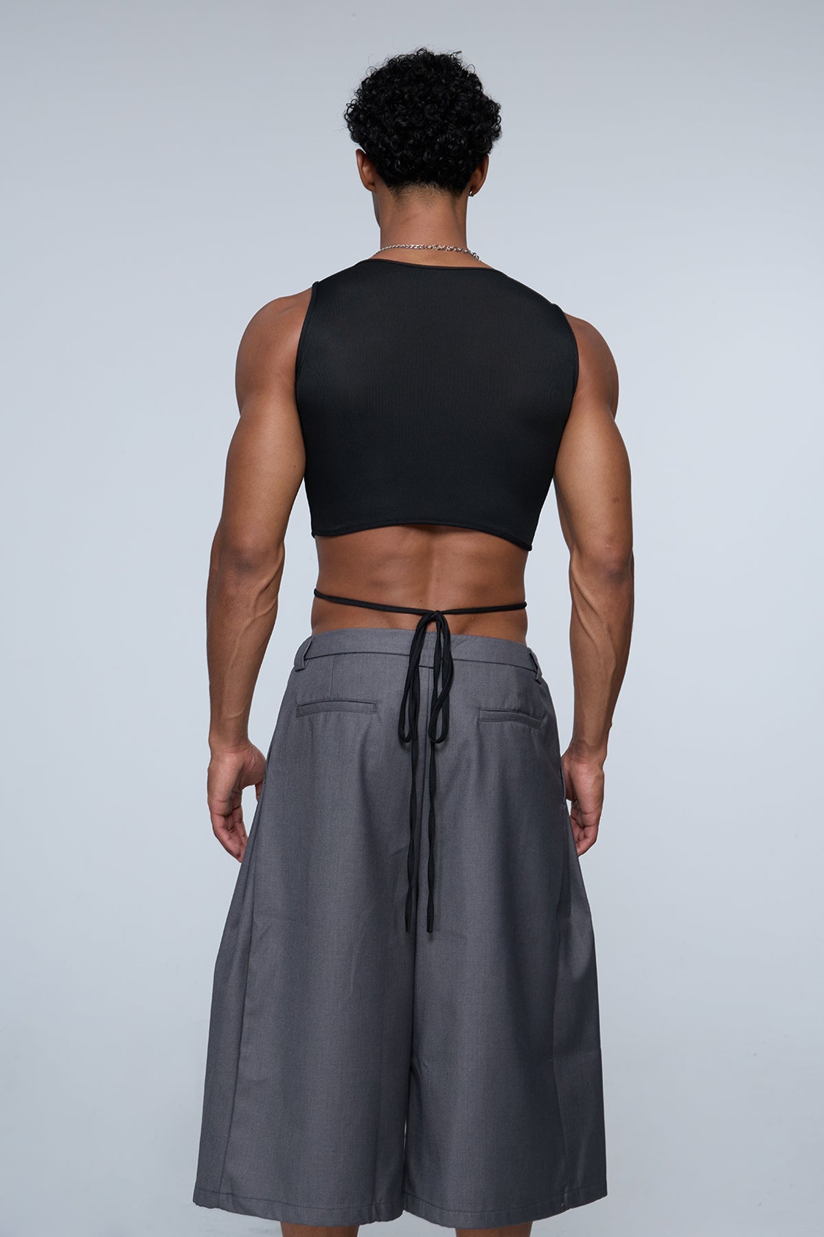 Lifted Boundary Cutout Crop Top