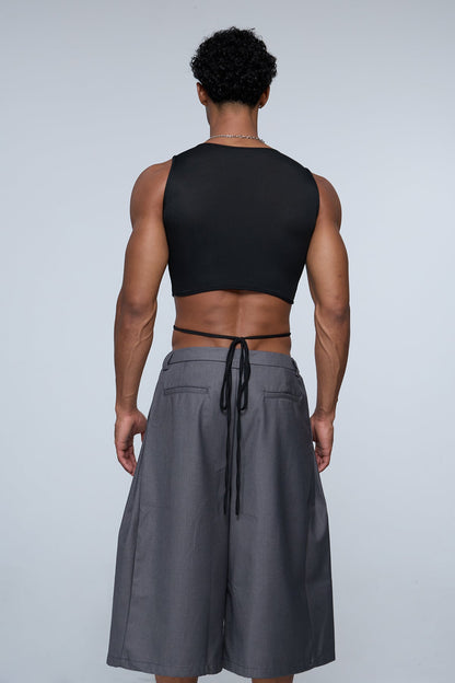 Lifted Boundary Cutout Crop Top