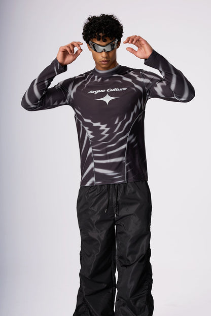 Light Wave Long Sleeve Punk Top