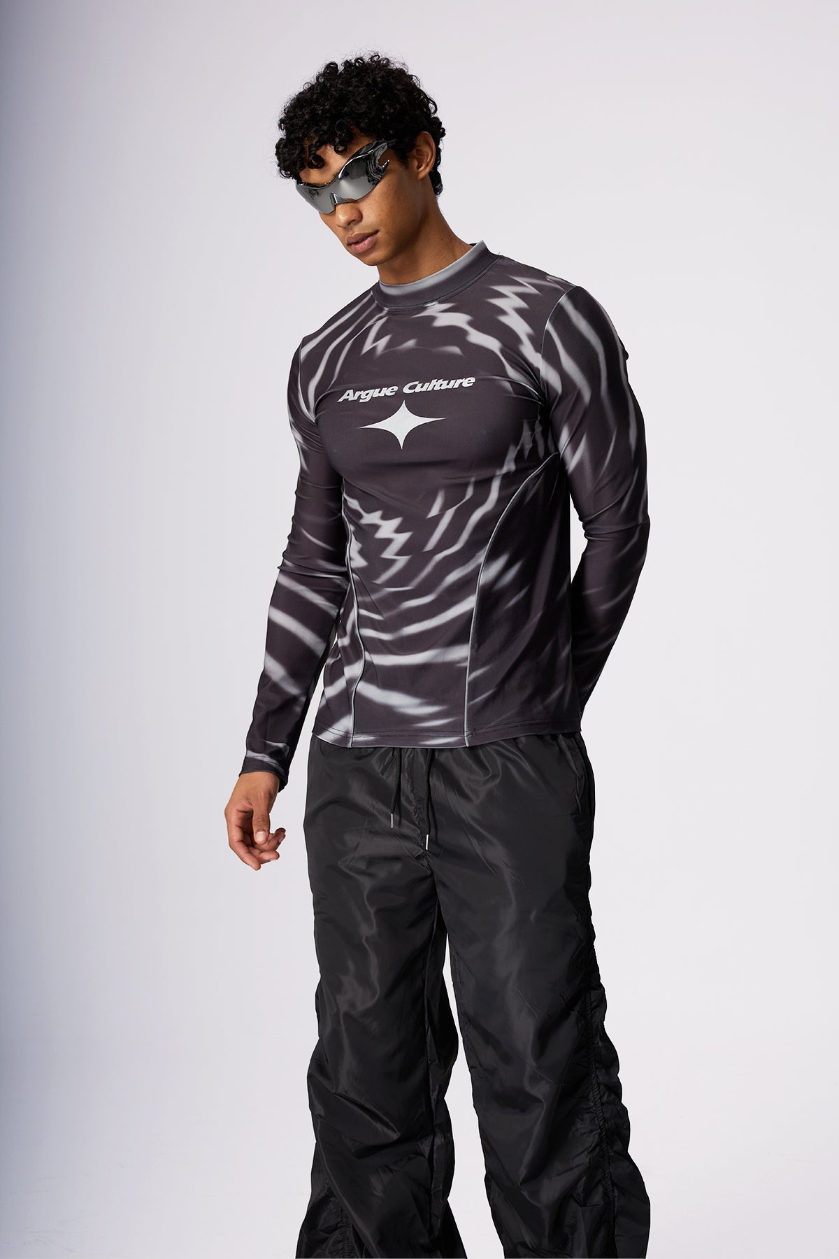 Light Wave Long Sleeve Punk Top